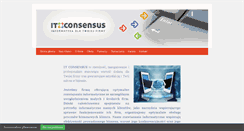 Desktop Screenshot of itconsensus.pl