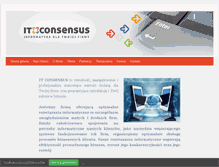 Tablet Screenshot of itconsensus.pl